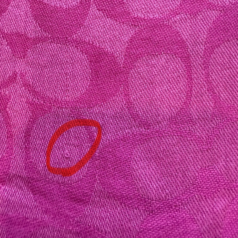 COACH Momogram WRAP Scarf - Picture 12 of 13